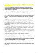 PHTY3140 W1 - Physiotherapy Assessment of Adults with Neurological Disorders Questions and Answers Graded A&plus;