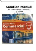 Electrical Wiring Commercial 18th Edition Solution Manual - Complete Answer Guide for Simmons & Ode