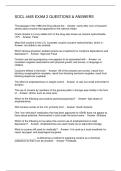 SOCL 4465 EXAM 2 QUESTIONS & ANSWERS