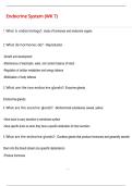 Endocrine System &lpar;WK 7&rpar; Questions and Answers &lpar;100 &percnt;Score&rpar; Latest Updated  2026