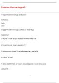 Endocrine Pharmacology 4&sol;6 Questions and Answers &lpar;100 &percnt;Score&rpar; Latest  Updated 2026 