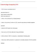 Endocrinology of pregnancy 4&sol;16 Questions and Answers &lpar;100 &percnt;Score&rpar; Latest  Updated 2026