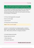 Nur 180 final Questions and Correct  Answers&sol; Latest Update &sol; Already Graded
