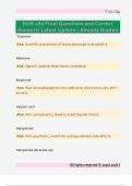 NUR 180 Final Questions and Correct  Answers&sol; Latest Update &sol; Already Graded
