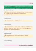 PAC FINAL EXAM Questions and Correct  Answers&sol; Latest Update &sol; Already Graded