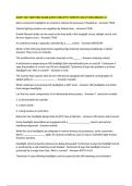 AUMT 2321 MIDTERM EXAM QUESTIONS WITH VERIFIED SOLUTIONS GRADED A&plus;