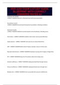 NUR 5354 EXAM 2 STUDY GUIDE BLUEPRINT WITH CORRECT ANSWERS RATED A&plus;