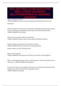 NSG 100 FINAL EXAM QUESTIONS WITH LATEST ACCURATE SOLUTIONS&sol;GRADE A&plus; ASSURED 2025&sol;2026