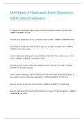 IAM Exam 2 Flashcards Exam Questions With Correct Answers&period;