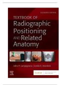TEST BANK FOR Textbook of Radiographic Positioning and Related Anatomy 11th Edition by John Lampignano &comma; Leslie E&period; Kendrick ISBN&colon;978-0323936132 ALL CHAPTERS COVERED YOUR ULTIMATE GUIDE 100&percnt; VERIFIED A&plus; GRADE ASSURED&excl;&excl;&excl;&excl;&excl;&excl;&excl; NEW LATEST UPDATE&excl;&excl;&excl;&excl;&excl;&excl;&excl;