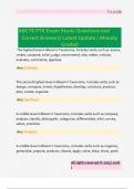 ABCTE PTK Exam Study Questions and Correct Answers&sol; Latest Update &sol; Already Graded