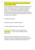 PHR Study Set III Exam Actual Questions and Answers 2026.docx