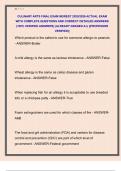 CULINARY ARTS FINAL EXAM NEWEST 2025&sol;2026 ACTUAL EXAM  WITH COMPLETE QUESTIONS AND CORRECT DETAILED ANSWERS  &lpar;100&percnt; VERIFIED ANSWERS&rpar; &vert;ALREADY GRADED A&plus;&vert; &vert;&vert;PROFESSOR  VERIFIED&vert;&vert;