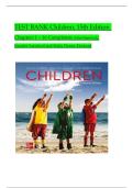 Test Bank for Children&comma; 15th Edition by John Santrock &vert; Complete Chapters 1&ndash;16 &vert; 2025 Updated &vert; Graded A&plus;