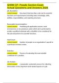 SHRM CP- People Section Exam Actual Questions and Answers 2026.docx