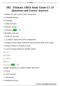 3B2 - Ultimate ABSA Study Guide C1-15  Questions and Correct Answers 