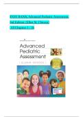 Test Bank for Advanced Pediatric Assessment&comma; 3rd Edition &ndash; Ellen M&period; Chiocca &vert; Latest 2025&sol;2026 Update
