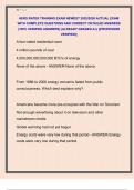 HERS RATER TRAINING EXAM NEWEST 2025&sol;2026 ACTUAL EXAM  WITH COMPLETE QUESTIONS AND CORRECT DETAILED ANSWERS  &lpar;100&percnt; VERIFIED ANSWERS&rpar; &vert;ALREADY GRADED A&plus;&vert; &vert;&vert;PROFESSOR  VERIFIED&vert;&vert;