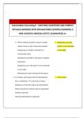 Intermediate Accounting II - D104 WGU QUESTIONS AND CORRECT  DETAILED ANSWERS WITH EXPLANATIONS &lpar;VERIFIED ANSWERS&rpar; A  NEW UPDATED VERSION LATEST&vert; GUARANTEED A&plus; 