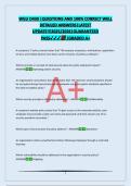 WGU D430 &vert;QUESTIONS AND 100&percnt; CORRECT WELL DETAILED ANSWERS&vert;LATEST UPDATE&excl;&excl;&excl;2025&sol;2026&vert;GUARANTEED PASS&vert;GRADED A&plus;
