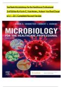 Test Bank Microbiology for the Healthcare Professional 3rd Edition By Karin C&period; VanMeter&comma; Robert J&period; Hubert &vert; Verified Chapter's 1 - 25 &vert; Complete Newest Version