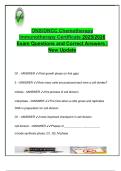 ONS&sol;ONCC CHEMOTHERAPY & IMMUNOTERAPY EXAM COMPLETE PACKAGE DEAL