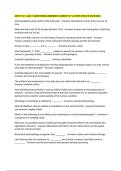 ANTH 161- QUIZ 1 QUESTIONS ANSWERED CORRECTLY LATEST UPDATE 2025-2026