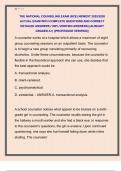 THE NATIONAL COUNSELING EXAM &lpar;NCE&rpar; NEWEST 2025&sol;2026  ACTUAL EXAM WITH COMPLETE QUESTIONS AND CORRECT  DETAILED ANSWERS &lpar;100&percnt; VERIFIED ANSWERS&rpar; &vert;ALREADY  GRADED A&plus;&vert; &vert;&vert;PROFESSOR VERIFIED&vert;&vert;