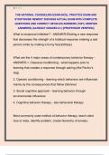 THE NATIONAL COUNSELING EXAM &lpar;NCE&rpar;&comma; PRACTICE EXAM AND  STUDYGUIDE NEWEST 2025&sol;2026 ACTUAL EXAM WITH COMPLETE  QUESTIONS AND CORRECT DETAILED ANSWERS &lpar;100&percnt; VERIFIED  ANSWERS&rpar; &vert;ALREADY GRADED A&plus;&vert; &vert;&vert;PROFESSOR VERIFIED&vert;&vert;