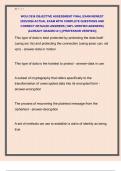 WGU C836 OBJECTIVE ASSESSMENT FINAL EXAM NEWEST  2025&sol;2026 ACTUAL EXAM WITH COMPLETE QUESTIONS AND  CORRECT DETAILED ANSWERS &lpar;100&percnt; VERIFIED ANSWERS&rpar;  &vert;ALREADY GRADED A&plus;&vert; &vert;&vert;PROFESSOR VERIFIED&vert;&vert; 