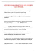 HSC 4500 EXAM &num;2 QUESTIONS AND ANSWERS 100&percnt; VERIFIED 
