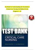 Test Bank for Understanding the Essentials of Critical Care Nursing&comma; 3rd Edition by Kathleen Ouimet Perrin and Carrie Edgerly MacLeod
