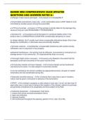 BARBRI MBE COMPREHENSIVE EXAM UPDATED QUESTIONS AND ANSWERS RATED A&plus;