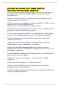C211 WGU OA ACTUAL FINAL PAPER UPDATED QUESTIONS AND ANSWERS GRADED A&plus;