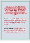 NGN ATI RN Maternal Newborn Proctored Exam 2025–2026 (Updated Edition) | Complete Verified Test Bank with Real Exam Questions, Correct Answers & Detailed Rationales | Expert-Reviewed Study Guide for Nursing Students
