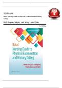 TEST BANK for Bates' Nursing Guide to Physical Examination and History Taking&comma; 3rd Edition by Beth Hogan-Quigley and Mary Louise Palm
