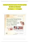 Illustrated Anatomy of the Head and Neck &ndash; 6th Edition by Margaret J&period; Fehrenbach &vert; Complete Test Bank Chapters 1&ndash;12 &vert; Verified Questions & Answers