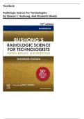 Test Bank for Radiologic Science for Technologists 13th Edition By Stewart C&period; Bushong&comma; and Elizabeth Shields&vert; All Chapters Covered&comma; Newest Edition 2026