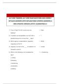 ALF CORE TRAINING&comma; ALF CORE EXAM QUESTIONS AND CORRECT DETAILED ANSWERS WITH EXPLANATIONS &lpar;VERIFIED ANSWERS&rpar; A NEW UPDATED VERSION LATEST&vert; GUARANTEED A&plus;