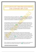 ACCT 425 EXAM 3 2025&sol;2026 QUESTIONS AND ANSWERS 100&percnt; PASS