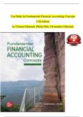 Test Bank for Fundamental Financial Accounting Concepts, 11th Edition by Thomas Edmonds, Philip Olds, Christopher Edmonds