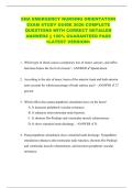 ENA EMERGENCY NURSING ORIENTATION  EXAM STUDY GUIDE 2026 COMPLETE  QUESTIONS WITH CORRECT DETAILED  ANSWERS &vert;&vert; 100&percnt; GUARANTEED PASS  <LATEST VERSION> 