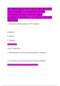 JCAHPO PRACTICE QUIZ QUESTIONS AND CORRECT ANSWERS WITH COMPLETE SOLUTIONS 100&percnt; CORRECT RATED A&plus; LATEST UPDATE 2025-2026