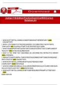JCAHPO 11TH EDITION PRACTICE EXAM COA WITH COMPLETE SOLUTIONS&comma;A&plus;