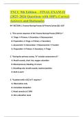 TNCC 9th Edition &ndash; FINAL EXAM -2 &lpar;2025&ndash;2026 Questions with 100- Correct Answers and