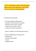 TNCC 9th Edition &ndash; FINAL EXAM -2 &lpar;2025&ndash;2026 Questions with 100- Correct Answers and