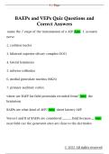 BAEPs and VEPs Quiz Questions and  Correct Answers
