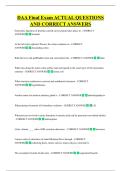 DAA Final Exam ACTUAL QUESTIONS  AND CORRECT ANSWERS
