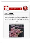 Test Bank for Talaro's Foundations in Microbiology&comma; 12th Edition by Barry Chess and Kathleen Park Talaro &lpar;McGraw-Hill&comma; 2023&rpar; &vert; ISBN&colon; 9781265739362 &vert; Chapters 1-27