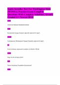 Septic Installer Test For Washington State &lpar;WOSSA&rpar; Practice Exam Complete Questions With Complete Solutions&vert; Already Graded A&plus;&vert; Newest 2025&excl;